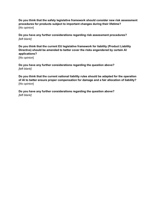 Page 7 of EC AI White Paper consultation submission