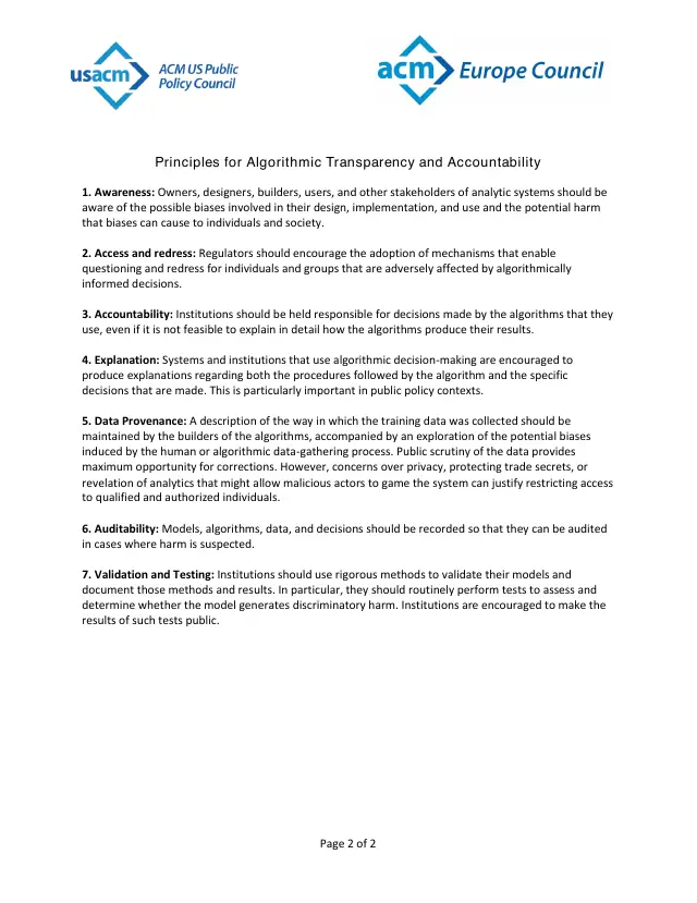 Page 9 of EC AI White Paper consultation submission