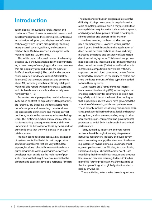 Page 17 of EC AI White Paper consultation submission