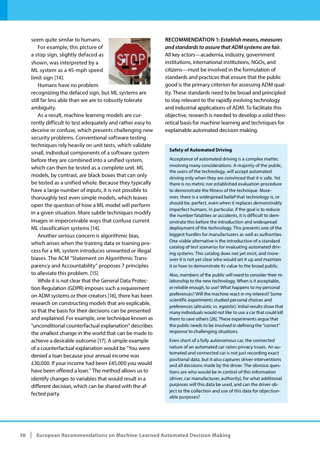 Page 21 of EC AI White Paper consultation submission