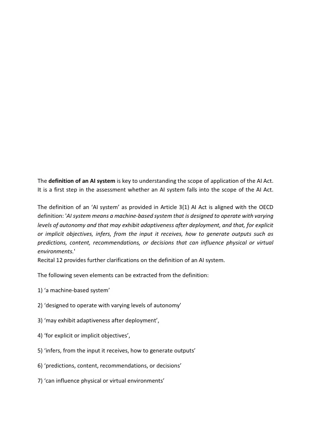Page 3 of Guidelines on the definition of an AI system & prohibited practices