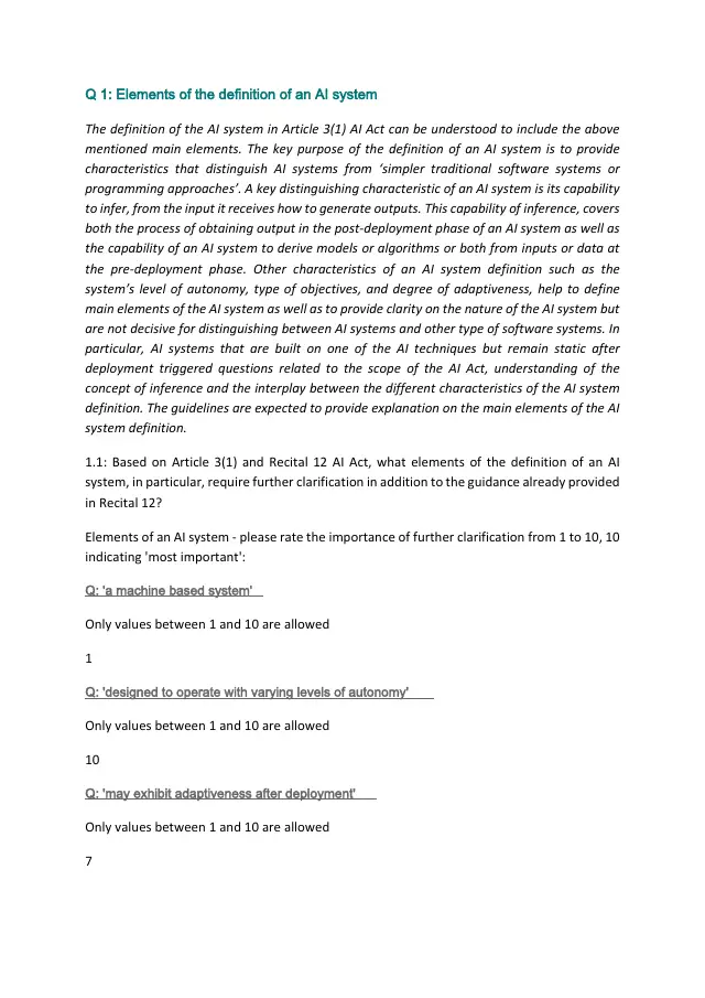 Page 4 of Guidelines on the definition of an AI system & prohibited practices