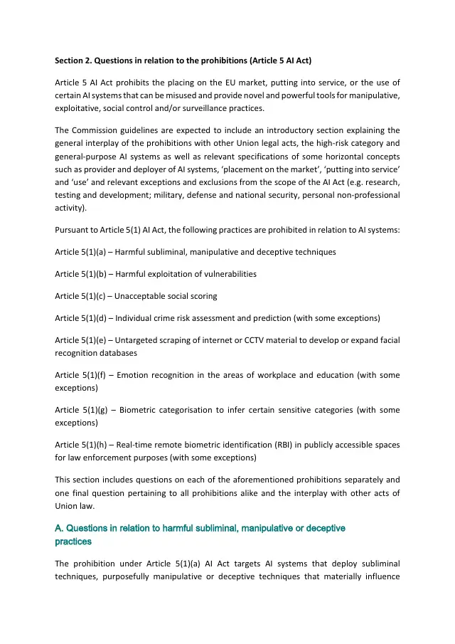 Page 7 of Guidelines on the definition of an AI system & prohibited practices