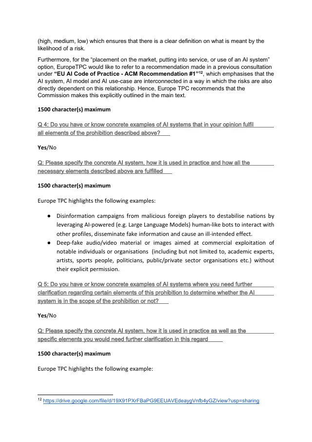 Page 10 of Guidelines on the definition of an AI system & prohibited practices