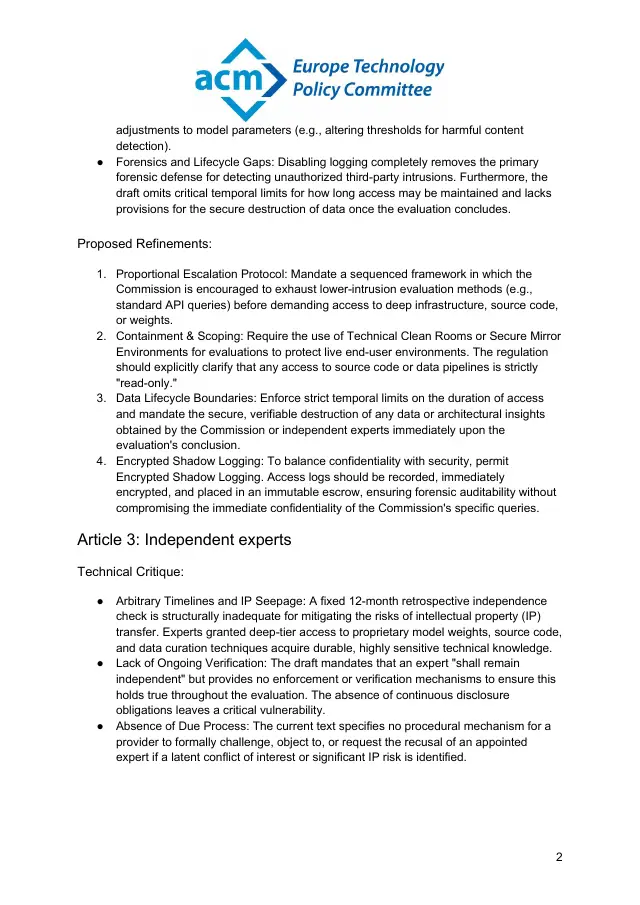 Page 2 of Regulation (EU) 2024/1689 consultation