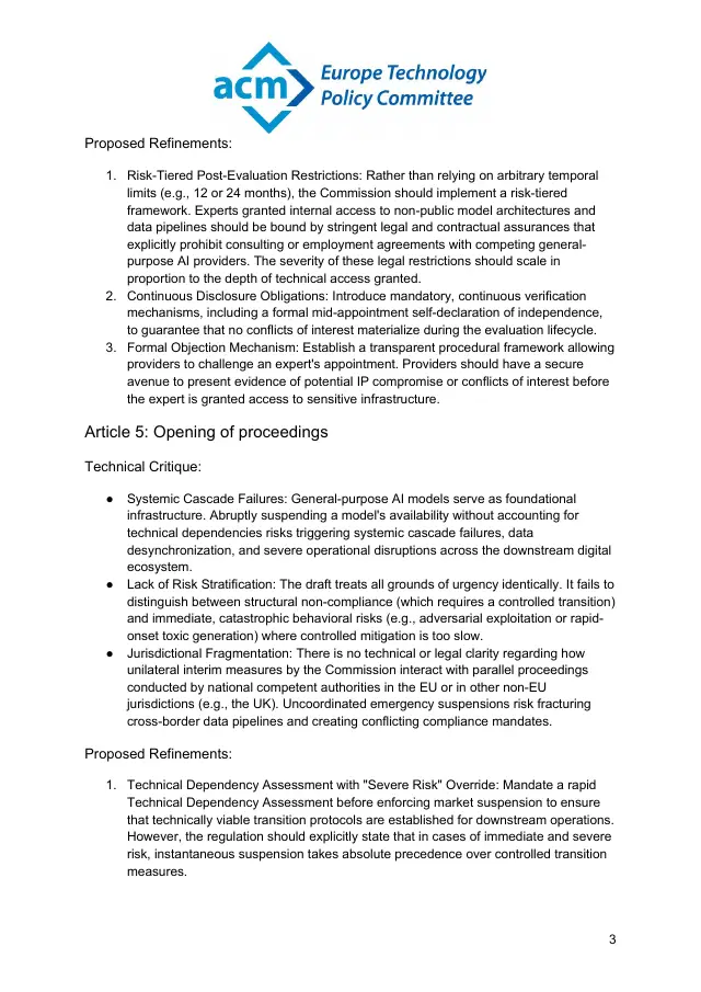 Page 3 of Regulation (EU) 2024/1689 consultation