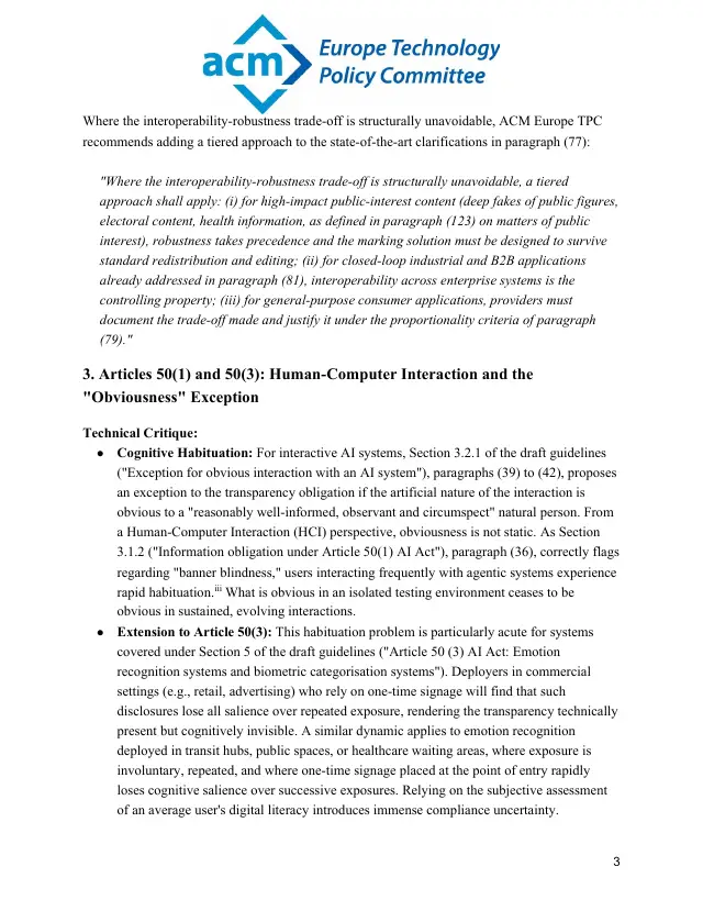 Page 3 of Article 50 transparency guidelines response