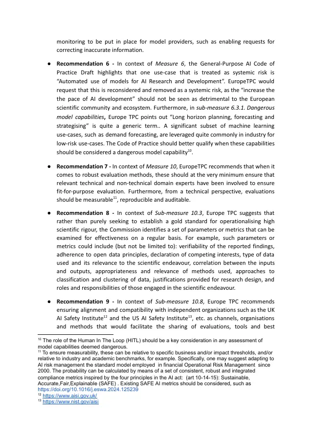 Page 3 of First General-Purpose AI Code of Practice response