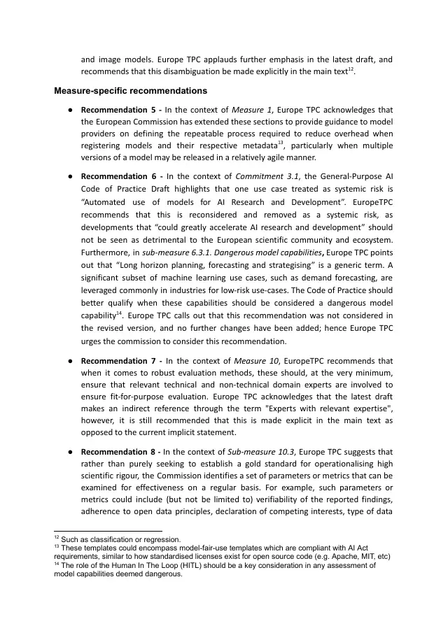 Page 3 of Second General-Purpose AI Code of Practice response