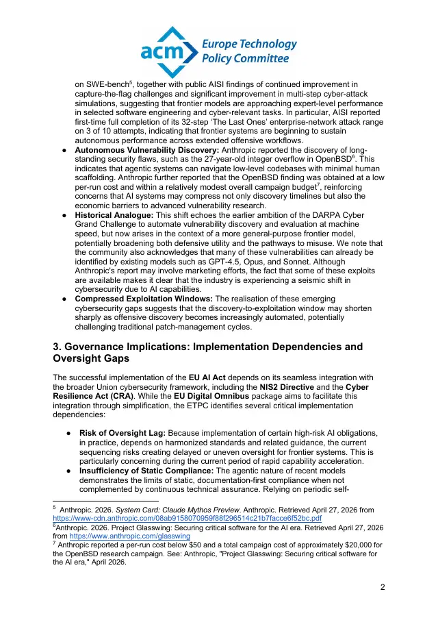 Page 2 of Calibrating oversight of agentic frontier models