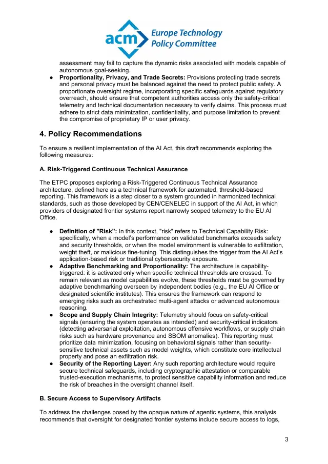 Page 3 of Calibrating oversight of agentic frontier models