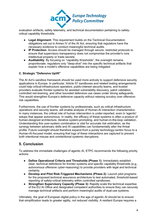 Page 4 of Calibrating oversight of agentic frontier models