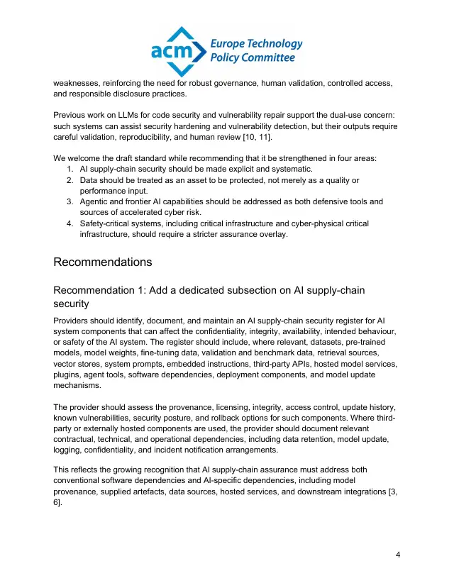 Page 4 of Reflections on draft prEN 18282