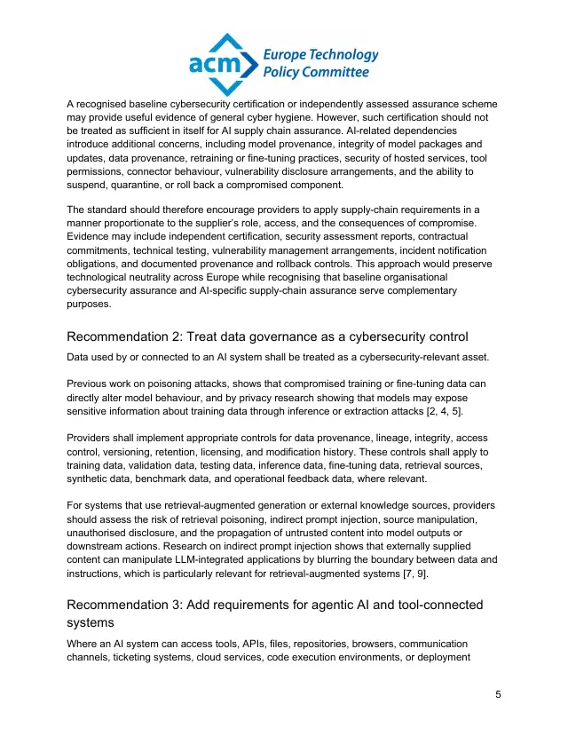 Page 5 of Reflections on draft prEN 18282