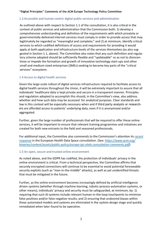 Page 3 of European Digital Principles supplemental comments