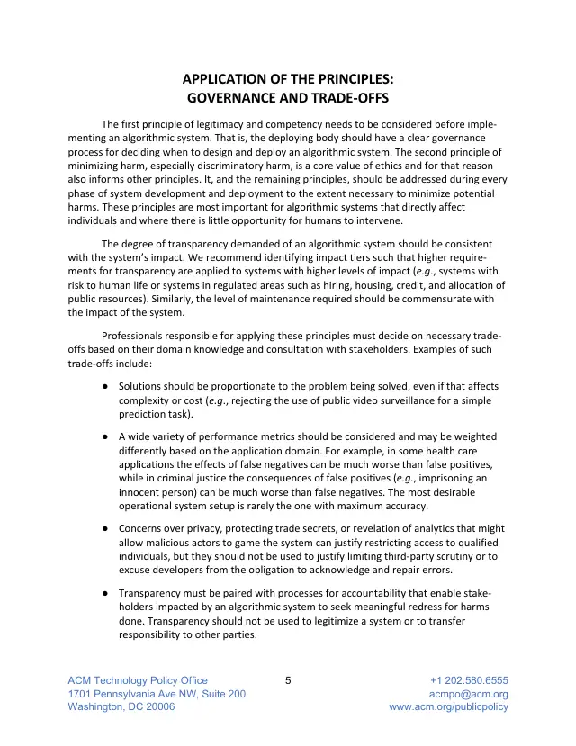 Page 5 of Joint AI statement update