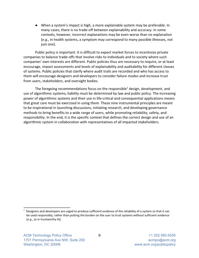 Page 6 of Joint AI statement update