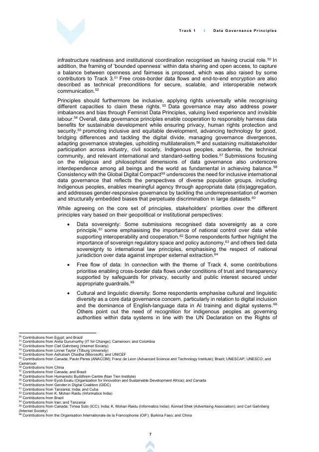 Page 7 of UN data governance principles: synthesis note