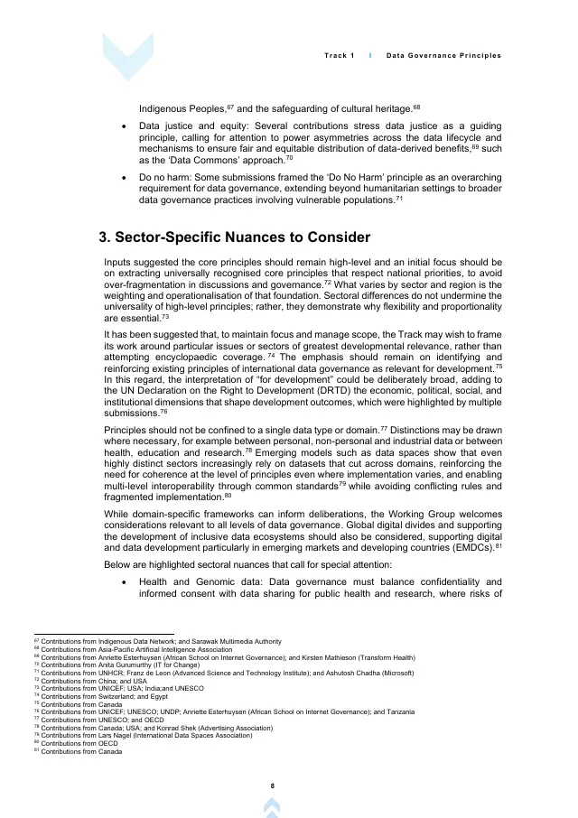 Page 8 of UN data governance principles: synthesis note