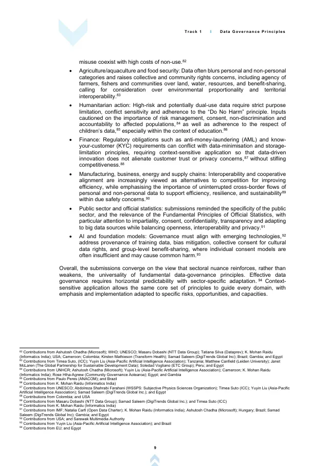 Page 9 of UN data governance principles: synthesis note