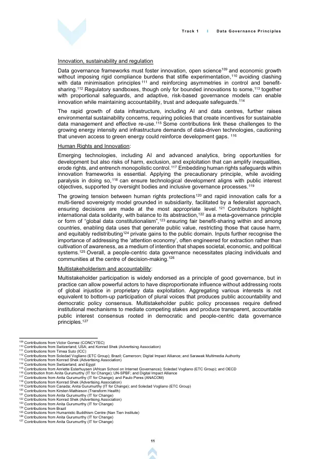 Page 11 of UN data governance principles: synthesis note