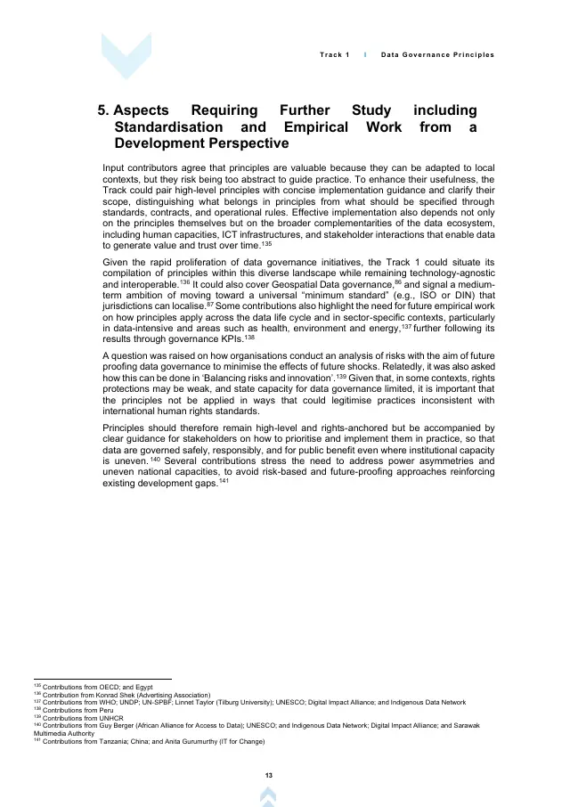Page 13 of UN data governance principles: synthesis note