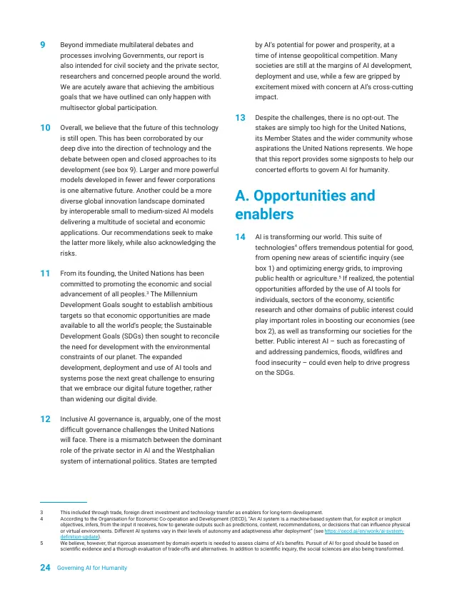 Page 24 of Governing AI for Humanity: final report