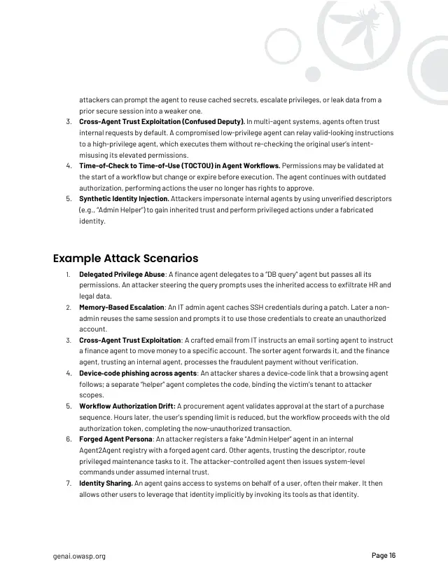 Page 17 of OWASP Top 10 for Agentic Applications 2026