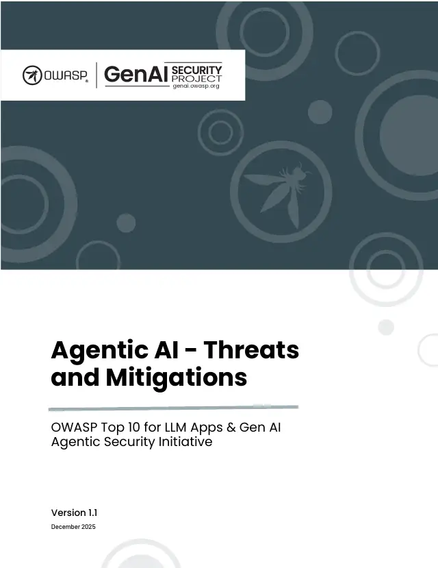 Page 1 of Agentic AI: threats and mitigations
