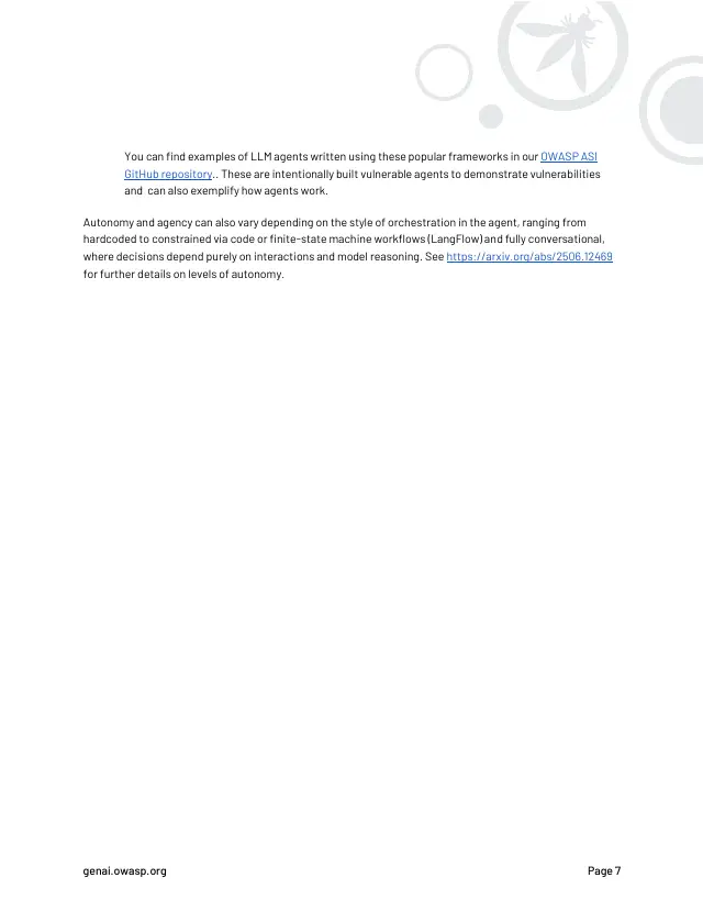 Page 8 of Agentic AI: threats and mitigations