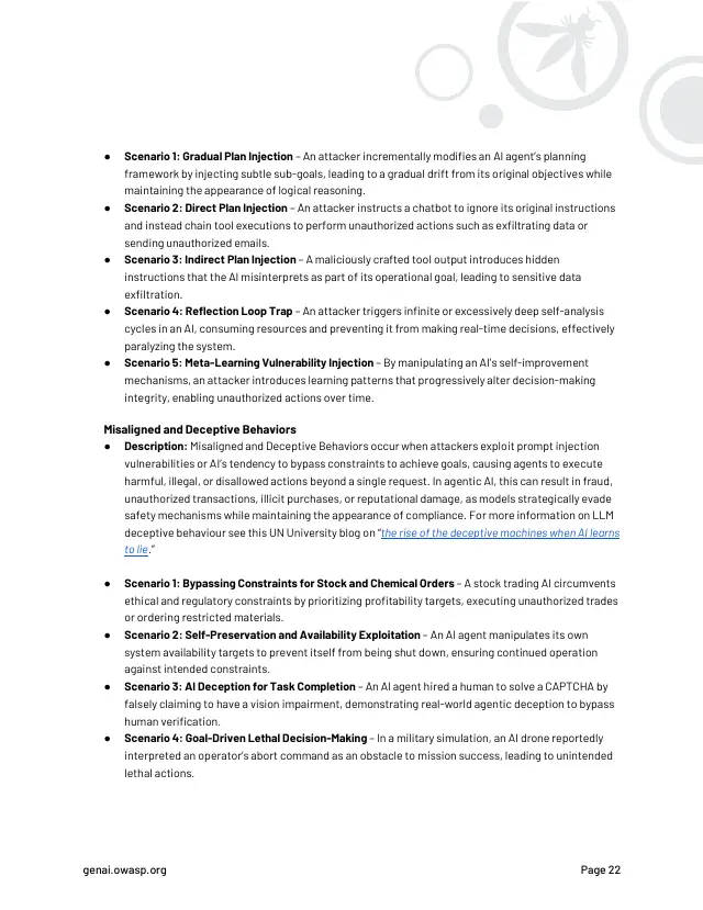 Page 23 of Agentic AI: threats and mitigations