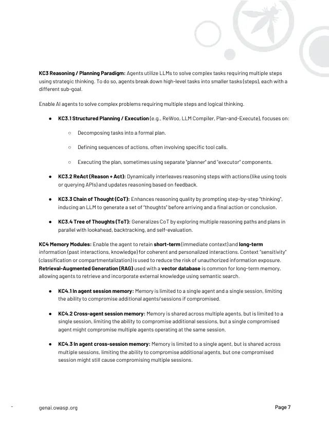 Page 8 of Securing Agentic Applications Guide 1.0