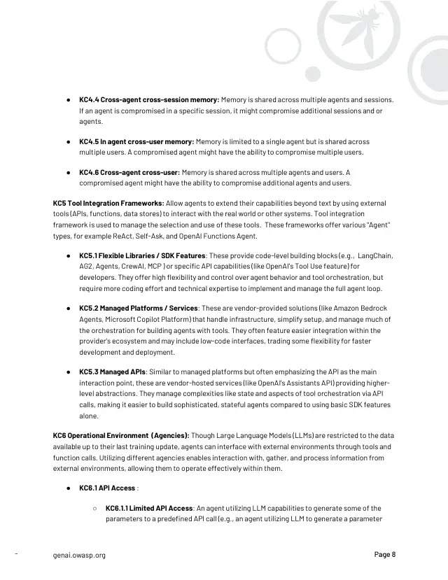 Page 9 of Securing Agentic Applications Guide 1.0