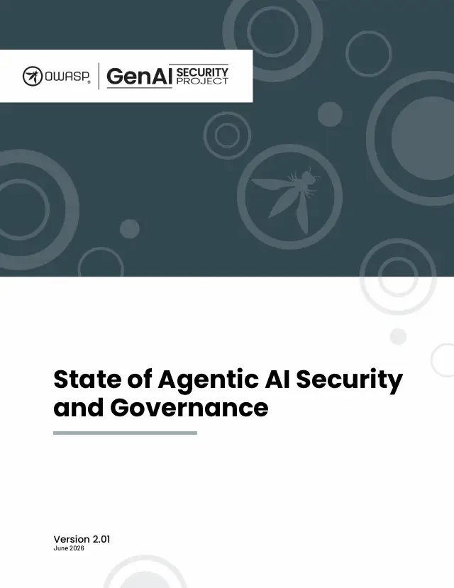 Page 1 of State of Agentic AI Security and Governance 2.01