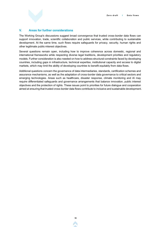 Page 21 of WGDG Progress Report: zero draft